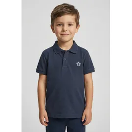 Marc O'Polo Poloshirt Fussball-Stickerei, für Jungs blau 128/134 (8-9J)