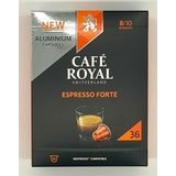 72 Kapseln Cafe Royal für Nespresso Classic Espresso Forte 4,70€/100gr.