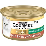 PURINA GOURMET Gold Feine Pastete mit Gemüse Katzenfutter Nass 12er Pack 12x85 g