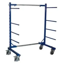 VARIOfit Spezialwagen, Tragl. 400kg, 8 Tragarme, HxLxB 1800x800x440mm, RAL5010