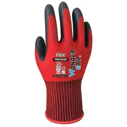 Sicherheitshandschuhe Beschichtet | rot | WG-500R | Größe 8 - rot
