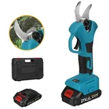 Insma Akku-Astschere, 1300W Elektrisch Gartenschere Rebschere mit 1 Akkus 1500mAh
