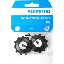 Shimano Spann- & Leitrollensatz 10 fach - DYNA SYS Nylon-Rollen, 11 Zähne, kompatibel mit Deore/SLX/ZEE