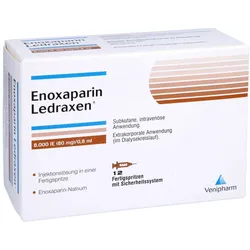 ENOXAPARIN Ledraxen 8.000 I.E. 80mg/0,8ml F.Sp. 12 St