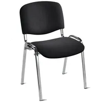 Kompatible Ware Besucherstuhl stapelbar anthrazit/chrom, 47x48x42cm - Grau, Silber