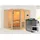 Karibu Amelia 3 inkl. 9 kW Bio-Kombiofen + ext. Steuerung