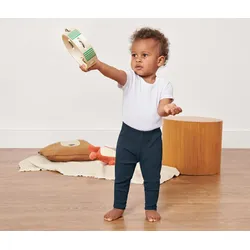 Tchibo - 3 Baby-und-Kleinkinder-Leggings - Baby - Gr. 74/80 - weiß