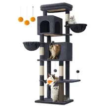 Songmics Feandrea Kratzbaum XL-XXL 57 x 175 x 45 cm grau