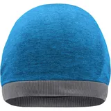 Myrtle Beach Heather Summer Mütze Turquoise-Melange/Dark-Grey