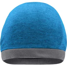 Myrtle Beach Heather Summer Mütze Turquoise-Melange/Dark-Grey