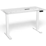 Desktronic Höhenverstellbarer Schreibtisch - Stehpult Tischgestell Elektrisch mit Touchscreen + Ladeanschlüssen - Höhenverstellbar