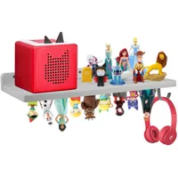 Tonie-Regal für Toniebox & Figuren, 40 cm Einteiliges Magnetisches Wandhalterung Tonieregal für Tonie-Figuren, Kinderzimmer Deko & Aufbewahrung Tonieregal mit abgerundeten Ecken, Einfache Montage