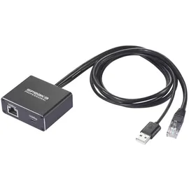 SpeaKa Professional SP-GNS-200 Netzwerkadapter/Hub 1 GBit/s USB-C®, RJ45