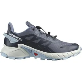 Salomon Supercross 4 Damen Grau / Weiß / Cashmere Blue 39