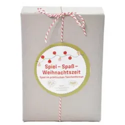 WUNDERLE Spiel Stadt-Land-Weihnachten grau 63697 15x11x4,5cm