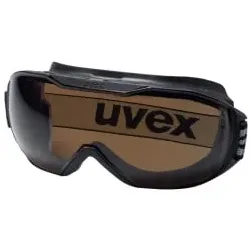 uvex megasonic CBR23 Vollsichtbrille, dauerhaft kratzfest 9320223 , Farbe: schwarz / grau