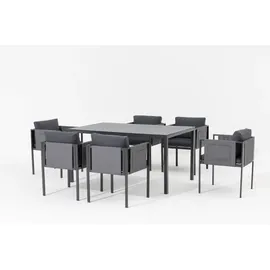Primaster Garten-Essgruppe Ascona Stahl 6 Personen