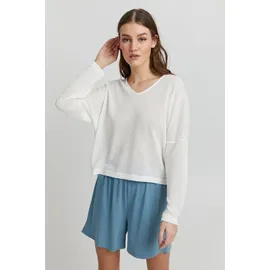 Oxmo Strickpullover Weiß XL