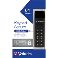Verbatim Keypad Secure 64GB, USB-A 3.0 (49428)