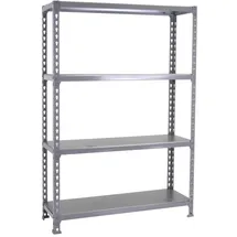 simonclick Megaplus 4/400 1500 Metallregal 1500x1200x400 mm, - Grey - One Size