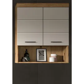 inn.furn Hängeschrank in Sand und Eiche 74 x 79 cm, Shawn