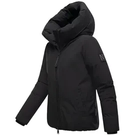 Navahoo Damen, Warme Winterjacke mit 2-Wege-Reißverschluss Blütenlicht 14 Black Gr. XS - XS