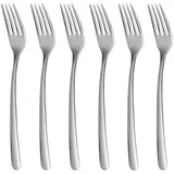 Gräwe Tafelgabeln 6 Stück, Edelstahl, Serie SYLT