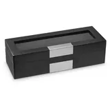 Hermann Jäckle Uhrenbox Horb Uhrenbox für 5 Uhren Eichedekor schwarz (2350-5-BL)