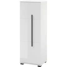 Home Affaire Cantara Halbhochschrank 45 x 126 x 35 cm Weiß MDF/Metall