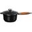 18 cm schwarz matt mit Holzgriff