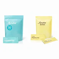 Areta 30 Ovulationstest Fruchtbarkeitstest für Frauen + 30 Schwangerschaftstest Frühtest,Kinderwunsch Ovulationstests Pregnancy Test Kit