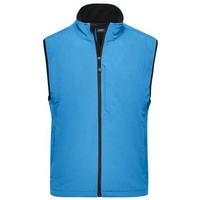 Men's Softshell Vest Trendige Weste aus Softshell blau, Gr. S