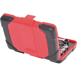 KS Tools 1/4'' + 11 mm Durchgangs-Steckschlüssel- und Bit-Satz, 31-tlg.