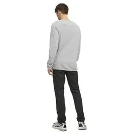 JACK & JONES Hill Knit Pullover Light Grey Melange L