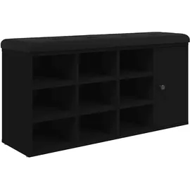 vidaXL Schuhbank 102 x 32 x 50 cm schwarz