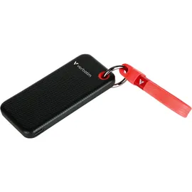 Verbatim Pocket SSD, Schwarz/Rot 1TB USB-C 3.1 (32192)