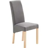 Carryhome Stuhl, Hellbraun, Sonoma Eiche, Textil, Eiche, massiv, eckig, 47x102x57 cm, Beinauswahl, Stoffauswahl, Esszimmer, Stühle, Esszimmerstühle, Vierfußstühle