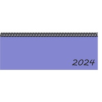 E&Z Verlag Gmbh Schreibtischkalender Tischkalender 2024 in der Trendfarbe veilchenblau blau