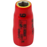 WeTec Sechskant-Steckschlüssel-Einsatz 9 mm 3/8"