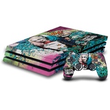 Head Case Designs Offizielle Suicide Squad 2016 Harley Quinn Plakat Graphics Vinyl Haut Gaming Aufkleber Abziehbild kompatibel mit Sony Playstation 4 PS4 Pro Console and DualShock 4 Controller