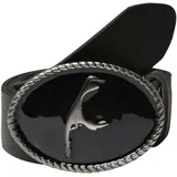 rettungsring gürtel Gürtel Leder schwarz 110