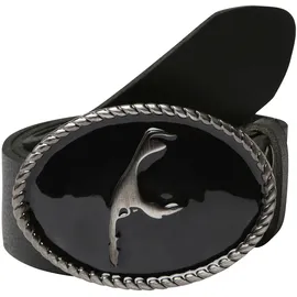 rettungsring gürtel Gürtel Leder schwarz 110