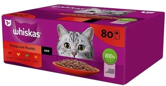 Classic Poultry, Lamb, Beef, Chicken in Sauce - wet cat food - 80x85g