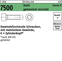 Industrial Quality Supplies DIN 7500 Form E Gewindefurchende Zylinderkopfschraube