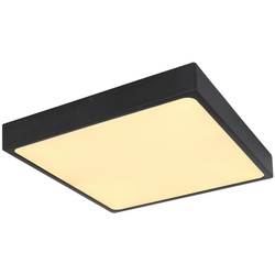 Echo Deckenleuchte Metall Schwarz Matt, Led