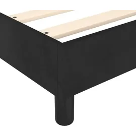 vidaXL Boxspringbettgestell 160 x 200 cm Schwarz