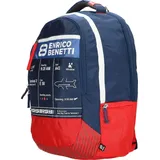Hti-Living Rucksack Laptoptasche Blau-Rot