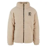 Karl Kani Retro Teddy Puffer Jacket - Beige - S
