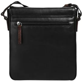 Bugatti Corso DeLuxe Umhängetasche Leder 21 cm schwarz