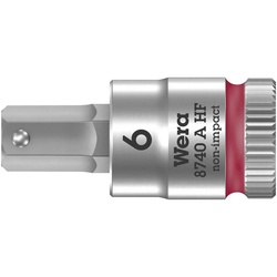 Wera Steckschlüssel Steckschlüssel-Bit-Einsatz1/4′′, SW 6